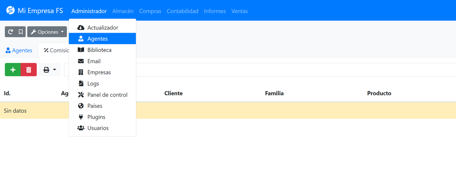 Configurar les comissions