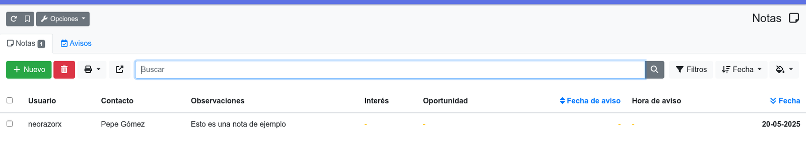 Com afegir notes i recordatoris a contactes