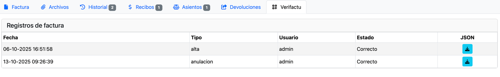 Com anul·lar una factura a Verifactu