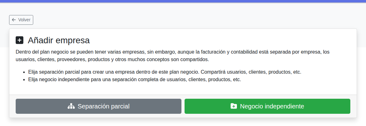Com canviar les dades de l'empresa