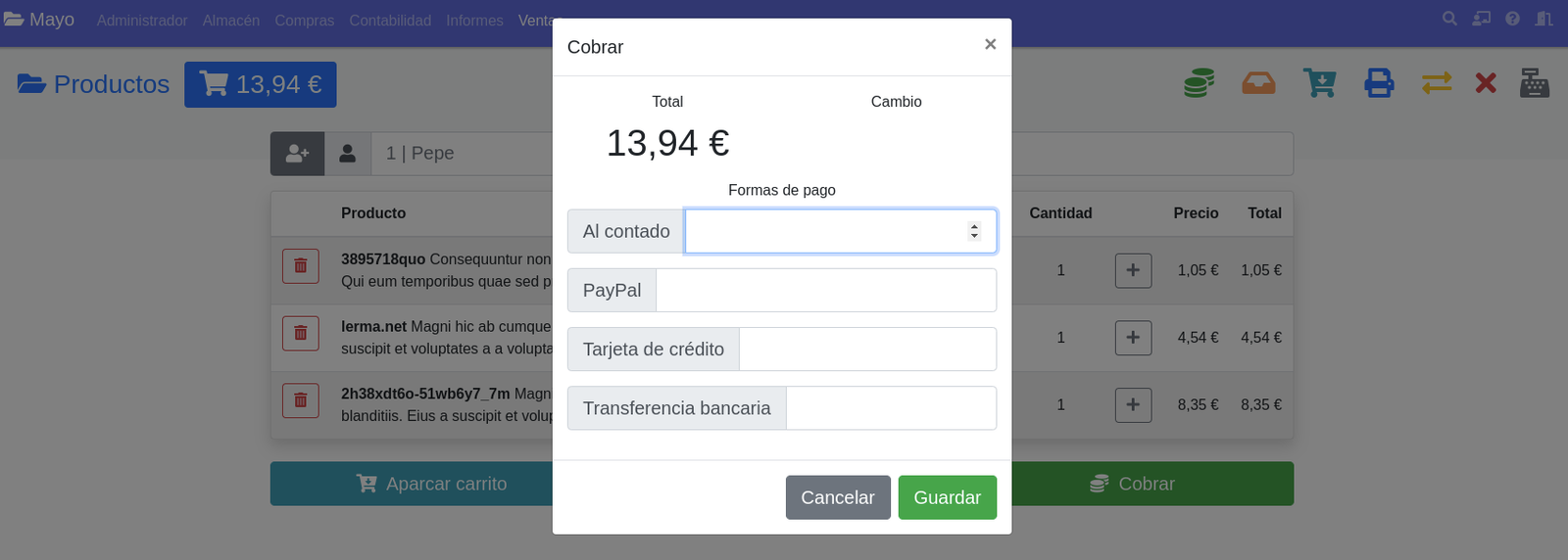 Com configurar el TPV
