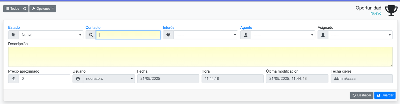 Com crear oportunitats (leads) al CRM
