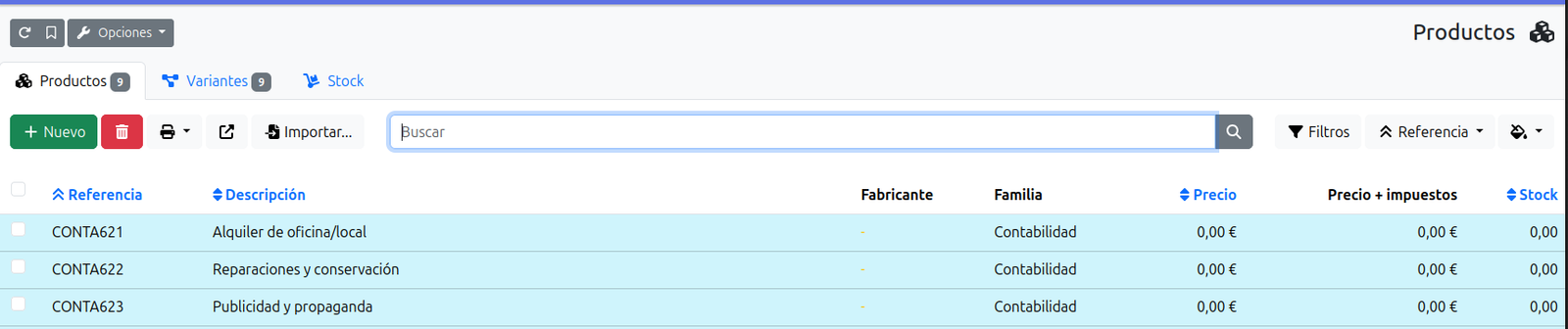 Com crear productes
