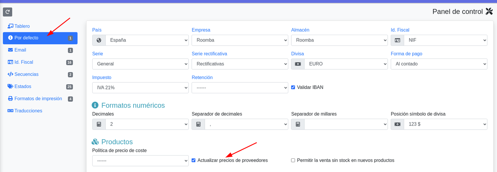 Com crear productes