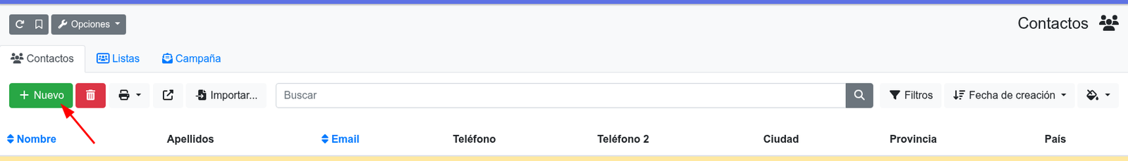 Com crear un contacte al CRM