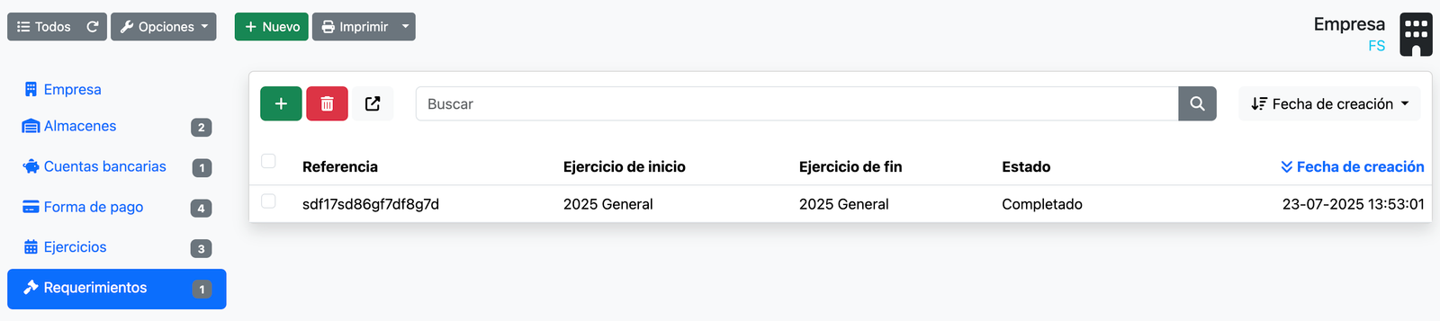 Com crear i enviar un requeriment