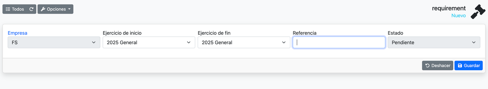 Com crear i enviar un requeriment