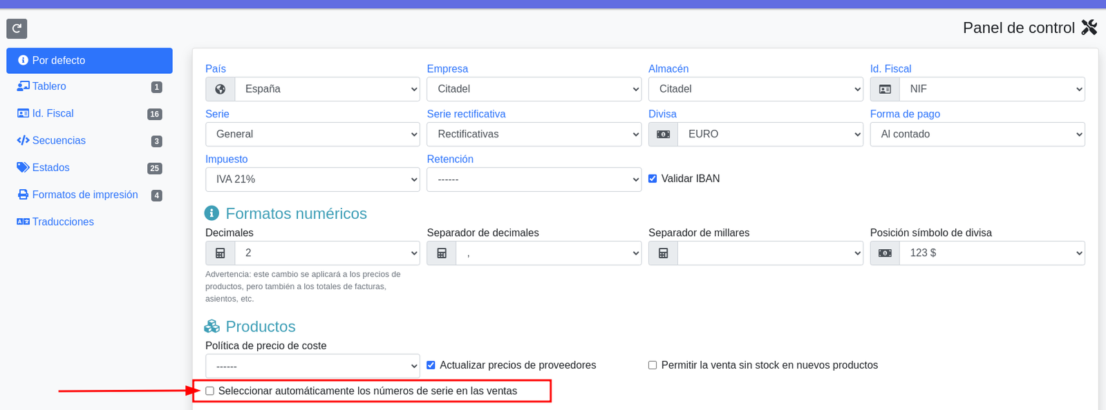 Consultar moviments