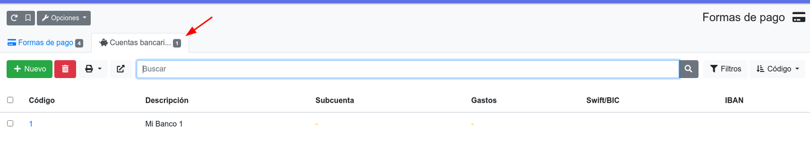 Importar l'extracte bancari