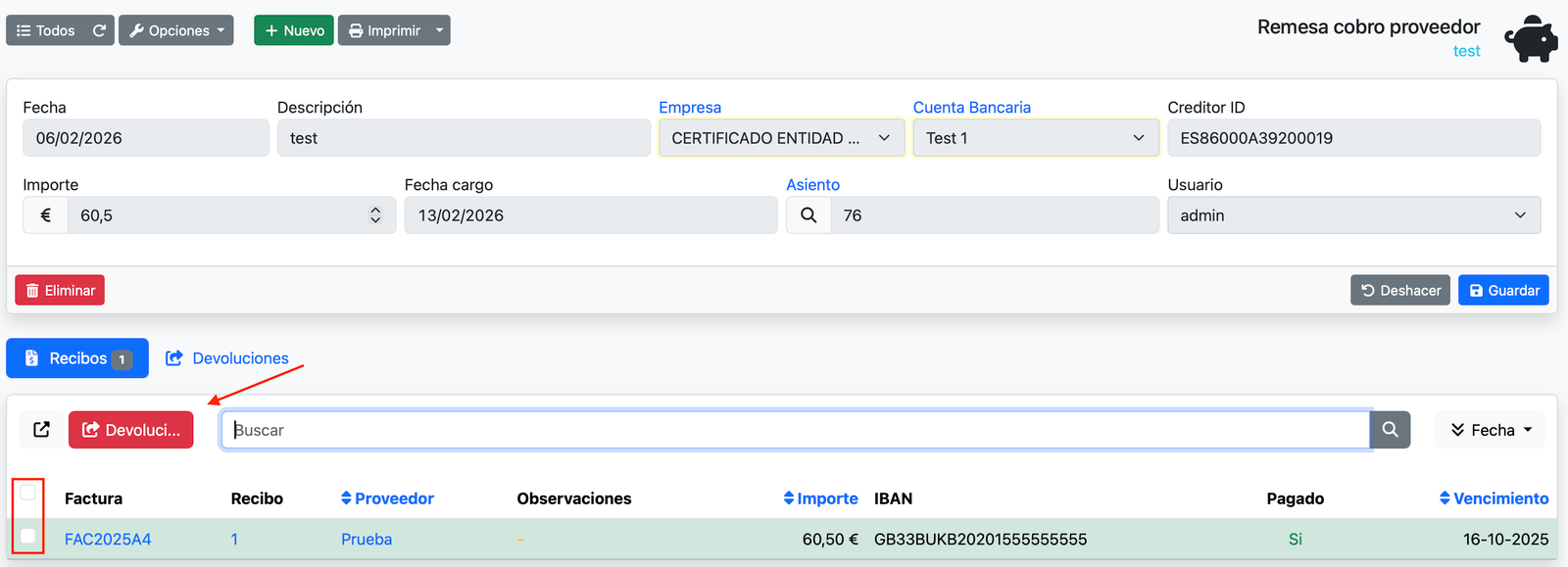 Remesa de pagament