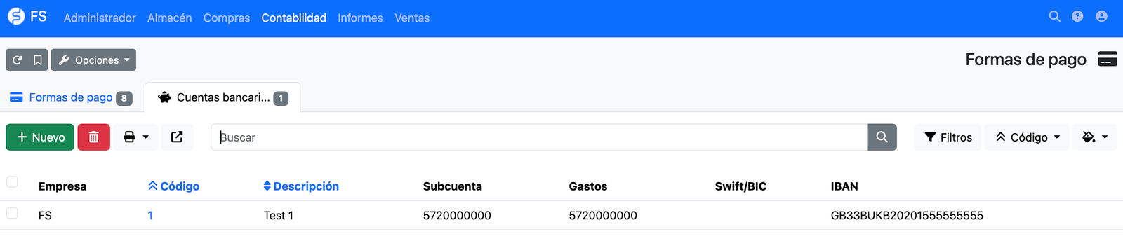 Configuració prèvia