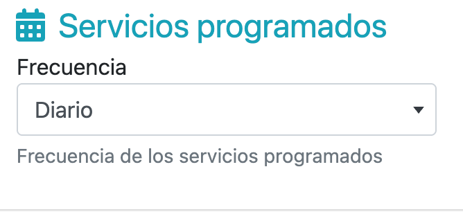 Configurar la recurrència