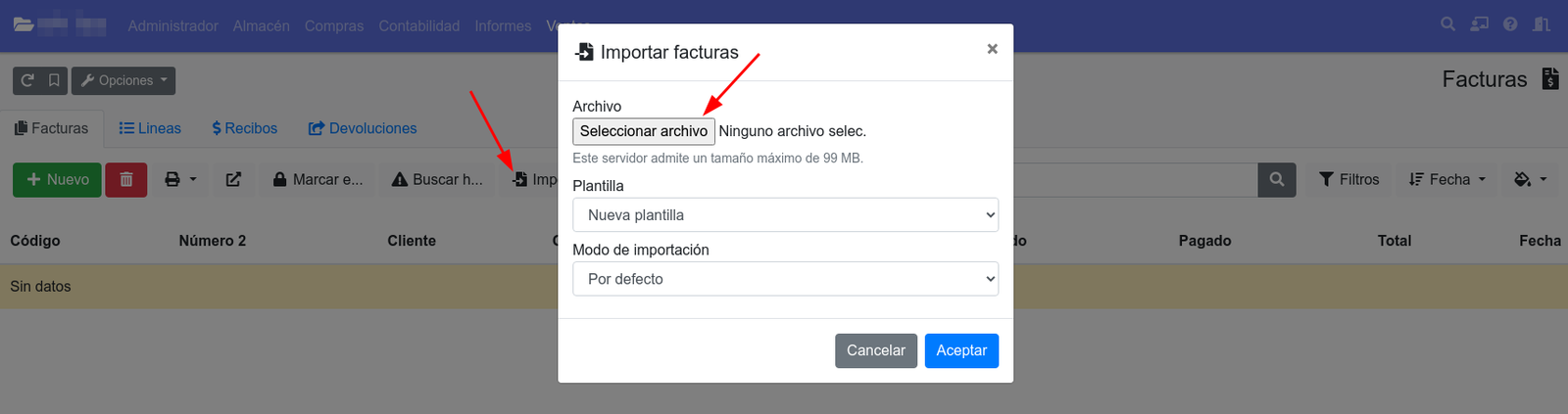 Copiar dades de Contasimple a gestioerp.cat