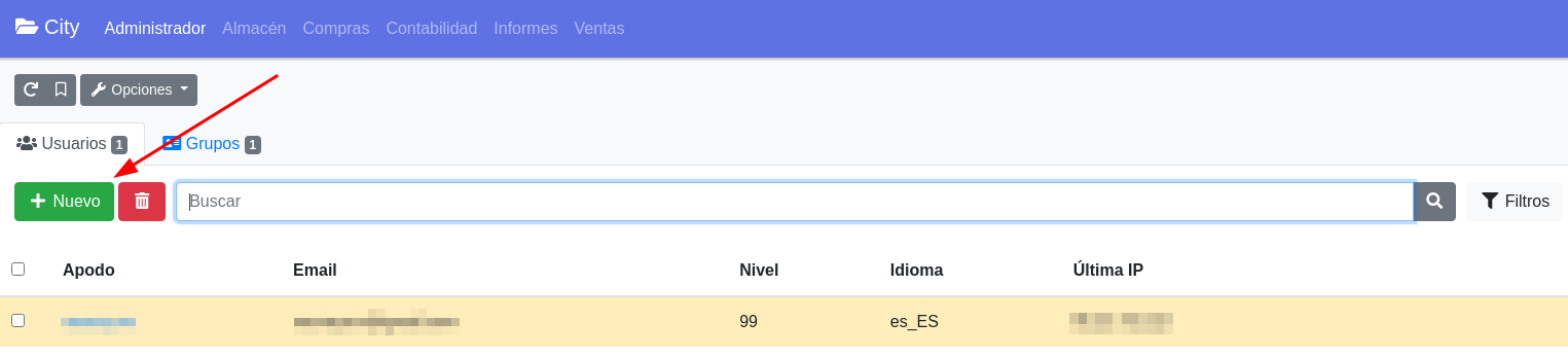 Gestionar usuaris: afegir, treure, desactivar...