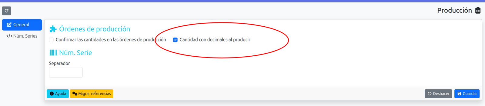 Utilitzar decimals en les quantitats d'ingredients